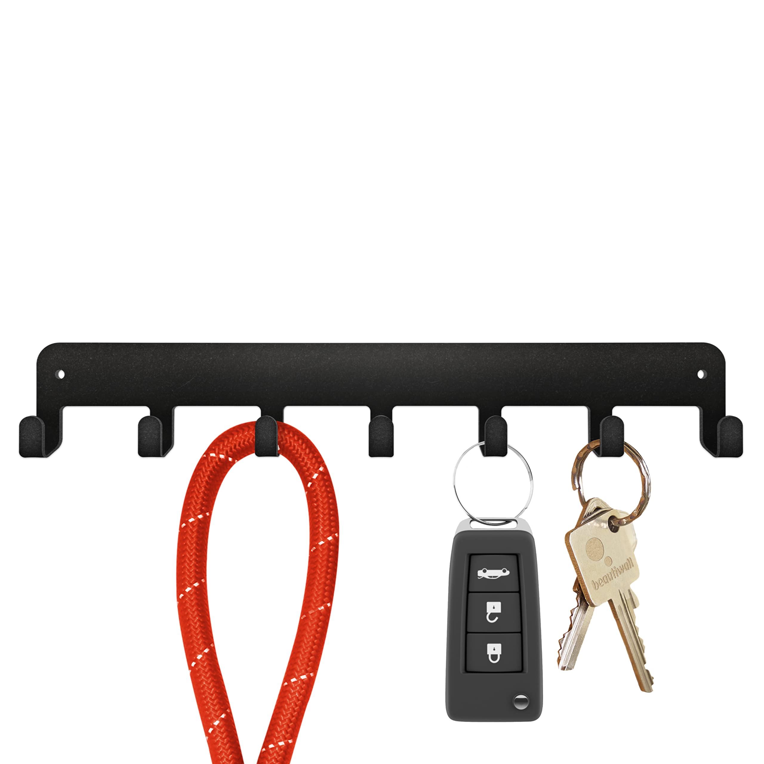 Beautiwall Key Holder Steel Metal Wall Hanger (Minimalist)