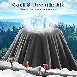 FineMay Cooling Comforter King Size, Double-Sided