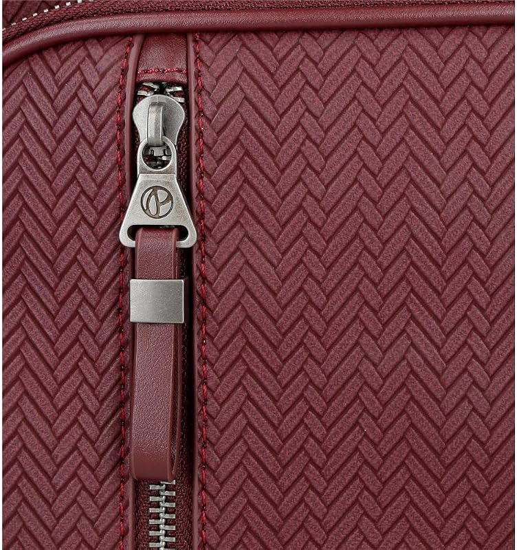 Sprig Trousse de Toilette Adaptable avec bandoulière Rouge 31 x 21 x 15 cm Cuir synthétique by Joumma Bags, Rouge, Talla única, Trousse de Toilette Adaptable avec bandoulière — photo 8 sur 8