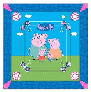 Peppa Pig Kids Carrom Board (20x20 inch)_Assorted Design