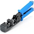 EMS RJ45 CAT6A Jack Keystone Schermato - Confezione Da 24, Profilo Sottile, Retrocompatibile Con Cat6/Cat5e - Foto 1