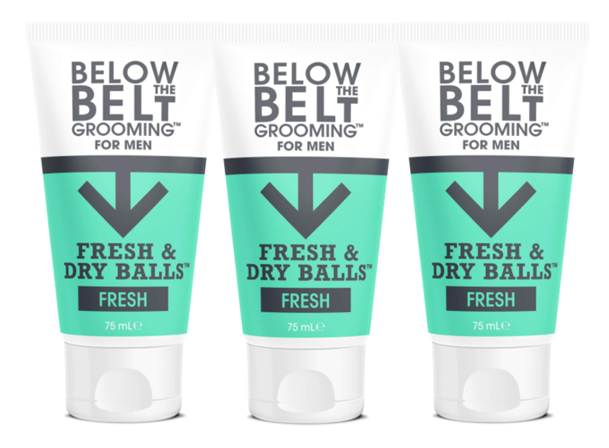 Below The Belt Fresh and Dry Balls 75ml (3x75ml, Fresh)