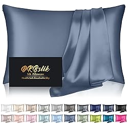 Silk Pillowcase for Hair and Skin, Mulberry Silk