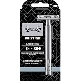 Wilkinson Sword Classic Double Edge Premium Men&rsquo;s Metal Safety Razor with x5 Refill Blades