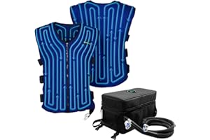 Alphacool 12V Motorcycle Circulatory Cooling Vest System with SAE Adapter, Powersports Cooler Vest, Unisex