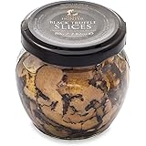 TruffleHunter Black Truffle Slices Carpaccio (2.82 Oz) Preserved in Extra Virgin Olive Oil Black Summer European Sliced Truff