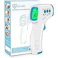 Digital Thermometer for Adults and Kids, No Touch Forehead Thermometer for Baby, 2 in 1 Body Surface Mode Infrared Thermometer with Fever Alarm and Instant Accuracy Readings