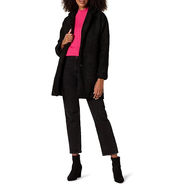 Amazon.com: chouyatou Women's Single Breasted Stand Collar Wool