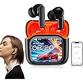 NE20 Earbuds, 2025 New 6.0 Pro NE20 Translation Earbuds Real Time, Wireless Bluetooth 6.0 AI Headphones, LCD Touch Screen,48DB Intelligent Noise Reduction, HD Stereo Sound,IPX6 Water-Resistant (Black)