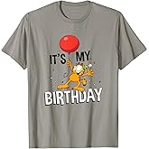 Garfield It's My Birthday Confetti Celebration Logo T-Shirt
