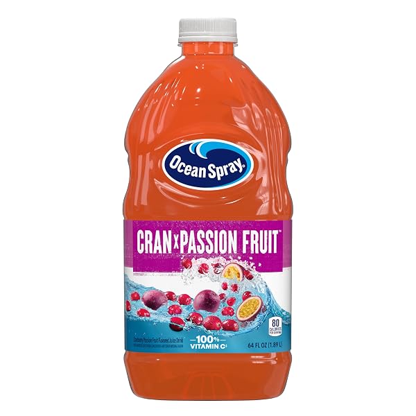 OCEAN SPRAY® CRAN X PASSIONFRUIT, CRANBERRY PASSIONFRUIT JUICE...