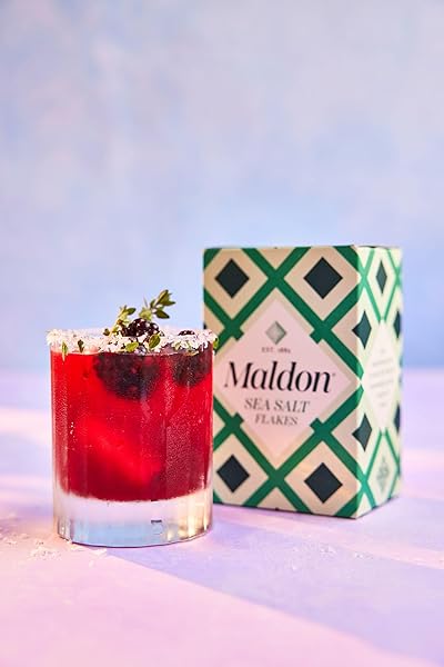 MALDON SALT, SEA SALT FLAKES, 8.5 OZ (240 G), KOSHER, NATURAL, HANDCRAFTED, GOURMET, PYRAMID CRYSTALS (PACKAGING MAY VARY)