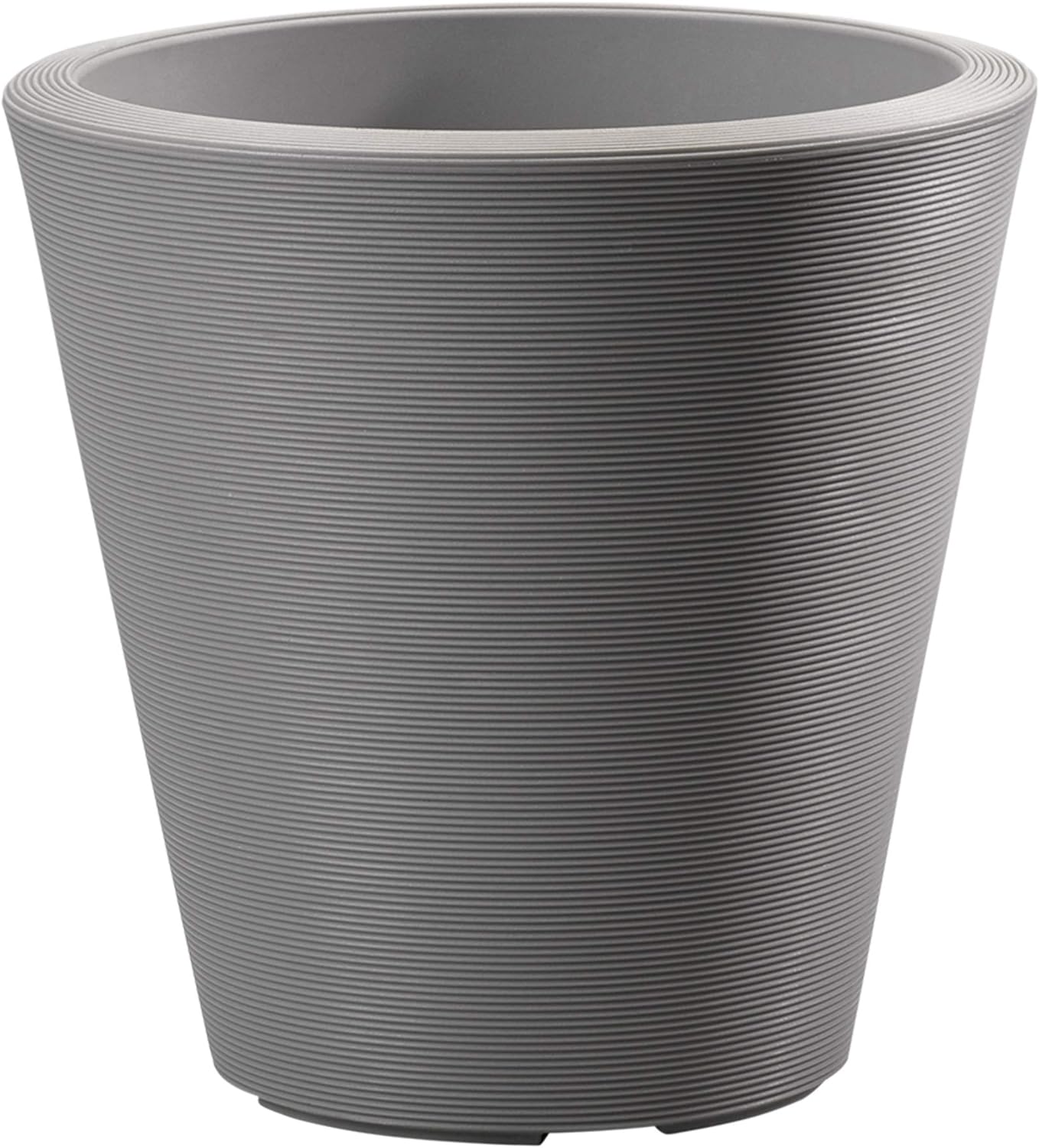 Crescent Garden Madison Planter, Double-Walled Plant Pot, 20" (Slate)
