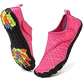 Boys & Girls Water Shoes Lightweight Comfort Sole Easy Walking Athletic Slip on Aqua 5 Toe Sock(Toddler/Little Kid/Big Kid)