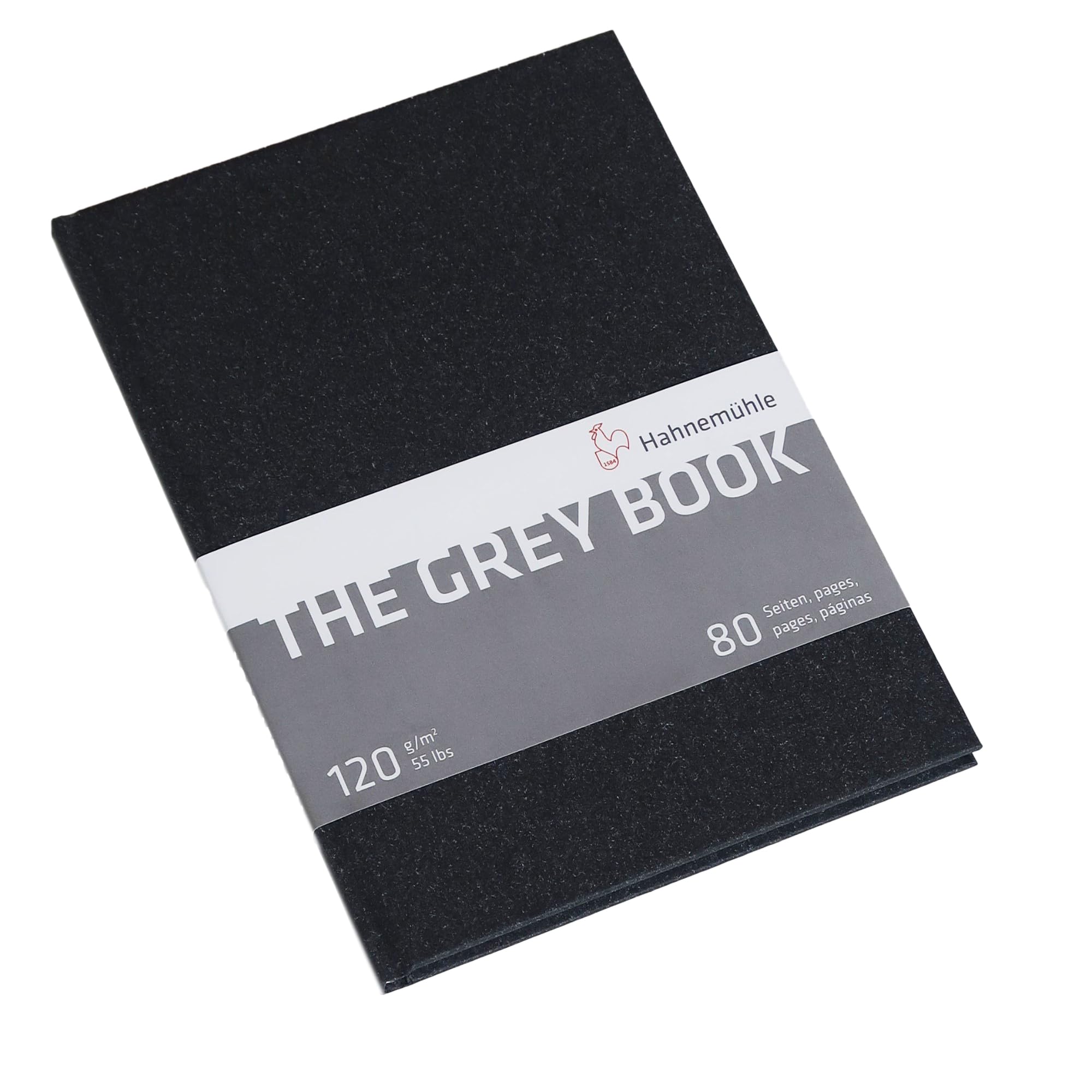 Hahnemuhle : The Grey Book : Sketchbook : 120gsm : 40 Sheets : A5