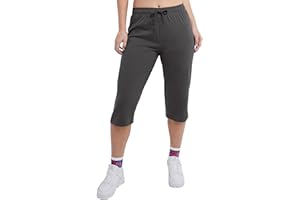 Champion Women'S Capri Pants, Lightweight Lounge Cropped Pants, Jersey Knit Capri For Women, 18