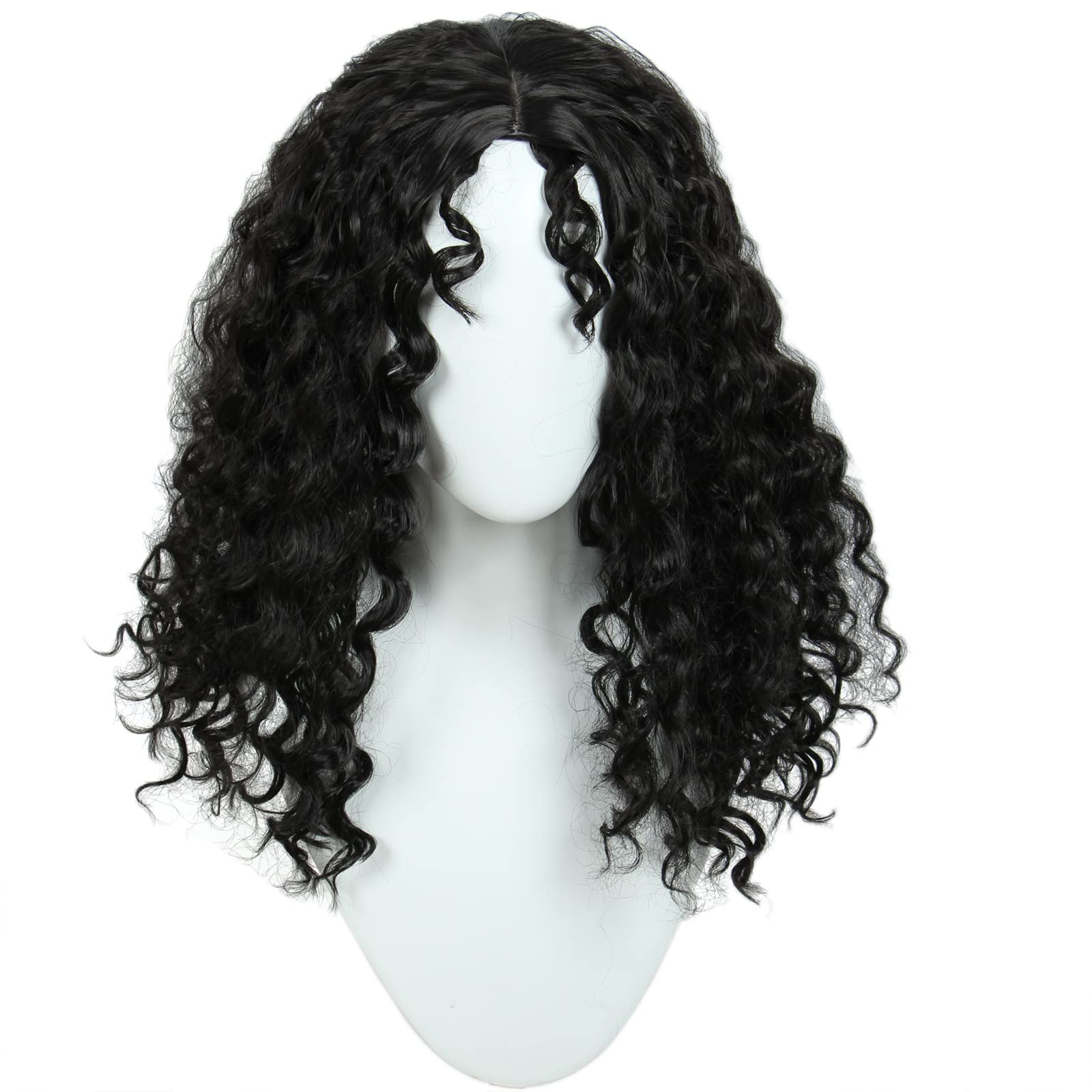 Photo 1 of Linfairy Long Afro Black Wig For Women Costume Cosplay Fancy Dress Wigs