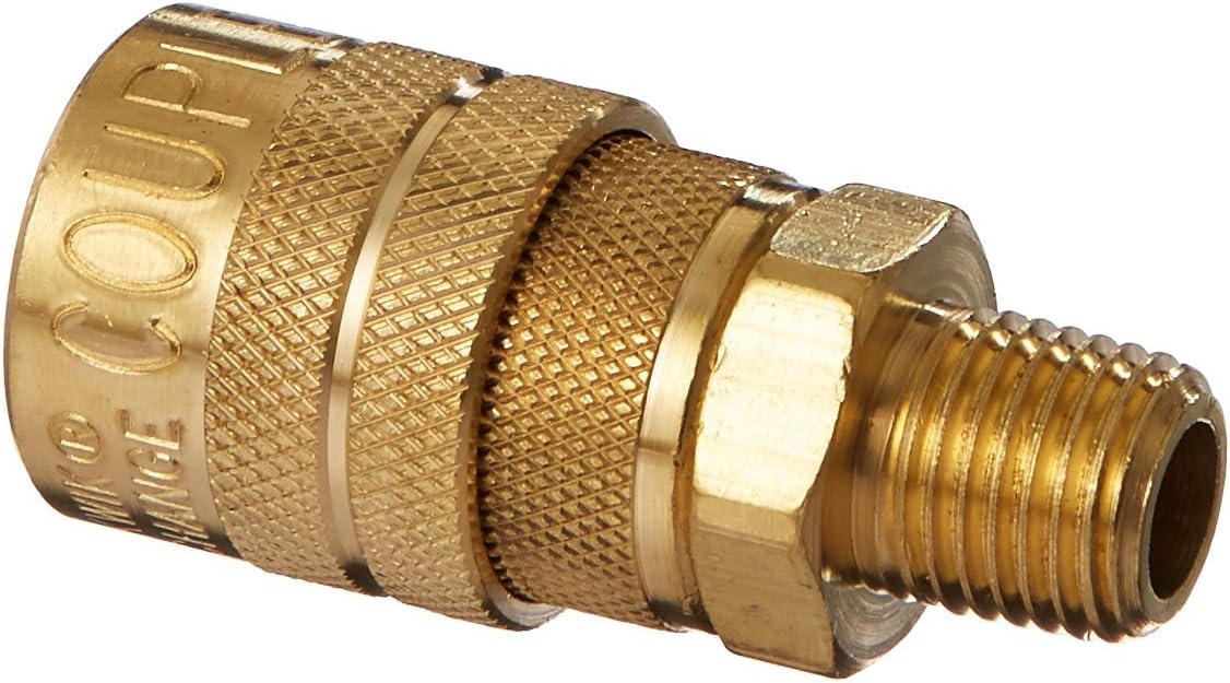 Milton (S-716) 1/4" Male NPT M Style (Industrial) Air fitting Quick Connect Coupler - Garage And Shop Products - 