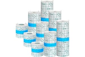 9 Rolls Tattoo Aftercare Bandage, Urknall Waterproof Second Skin Tattoo Cover Up Patch Transparent Adhesive Bandages Tape Str