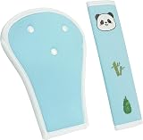URAQT Car Seat Belt Pads 2Pcs Panda Blue Universal Seat Belt Covers Kids view 8