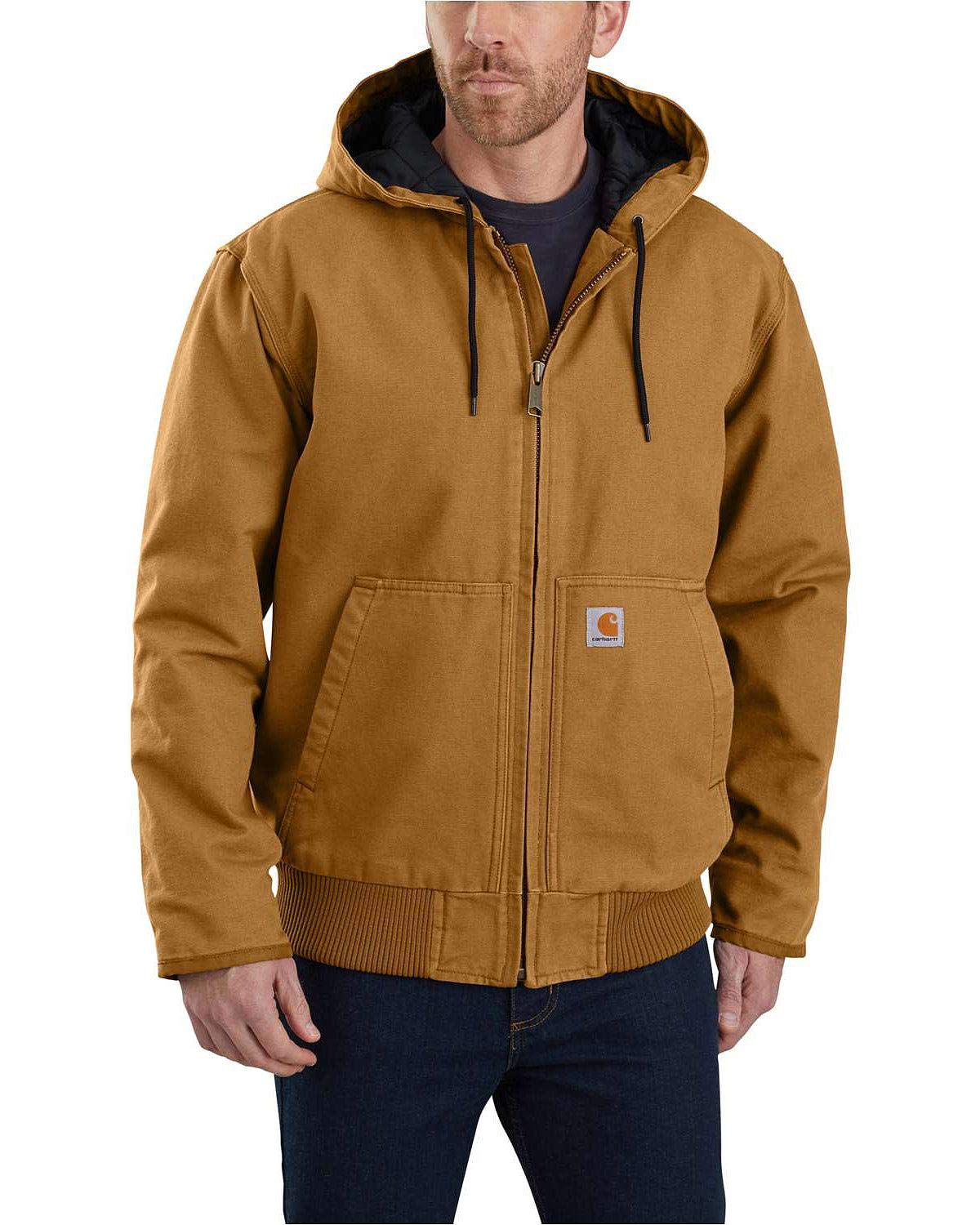 Carhartt Men's 104050 J130 Washed Duck Active Jac