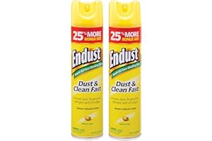 ENDUST FOR ELECTRONICS Endust Multi-Surface Dusting and Cleaning Spray, Lemon Zest, 12.5 Ounce (Pack of 2)