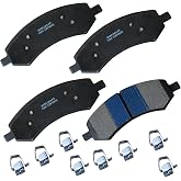 Bendix Premium SBM1084 Semi-Metallic Front Brake Pads for Select Models Chrysler Aspen, Dodge Dakota, Durango, Ram 1500, Mitsubishi Raider, 1500 Classic, Dakota