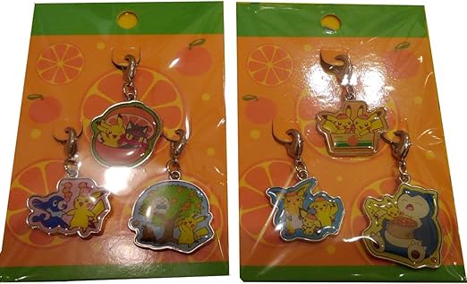 Amazon Co Jp メタルチャームセット えひめみかんとポケモンたち Abセット ポケモンストア エミフルmasaki店限定 ホビー 通販