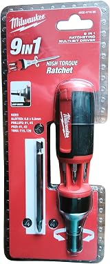 Milwaukee Universal Ratchet Screwdriver 9 in 1 Multicoloured view 4