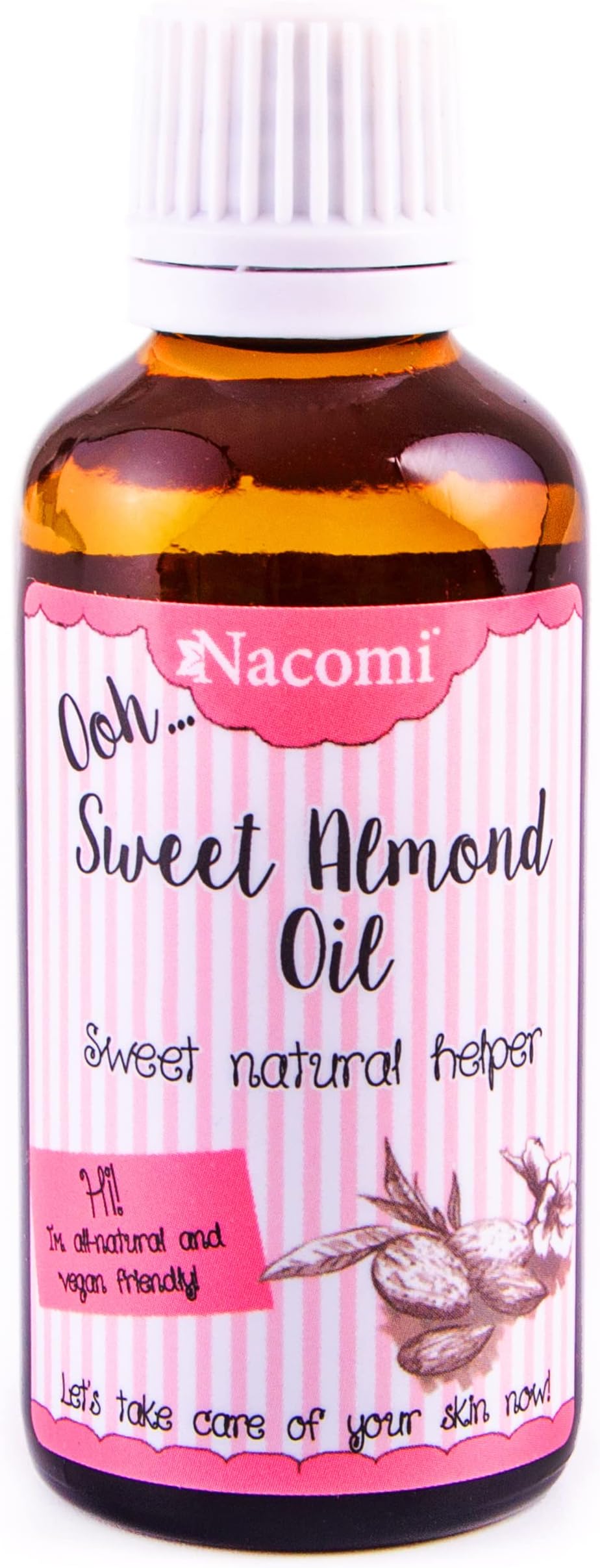 Nacomi Sweet Almond Oil 100% Natural 50ml Skin Moisturizer