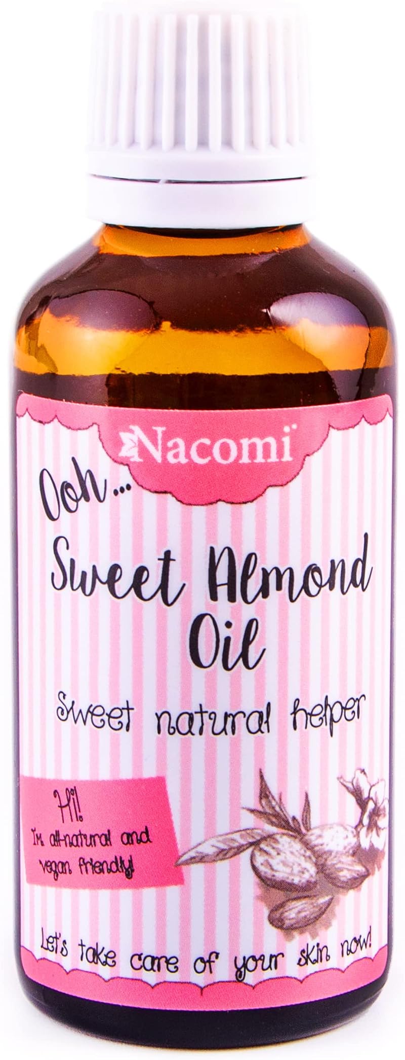 Nacomi Sweet Almond Oil 100% Natural 50ml Skin Moisturizer