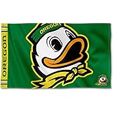College Flags & Banners Co. Oregon Bold Mascot Logo Premium Flag