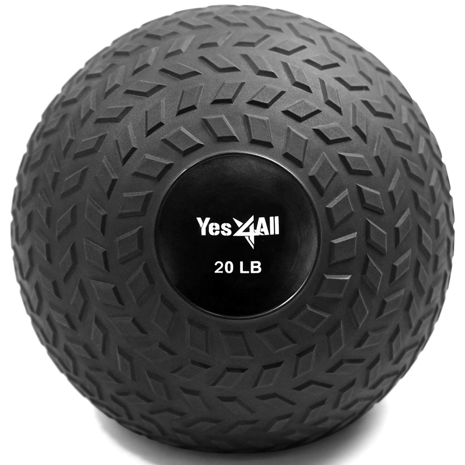 Yes4All Slam Balls (black & blue) 1040lbs for Strength and Crossfit