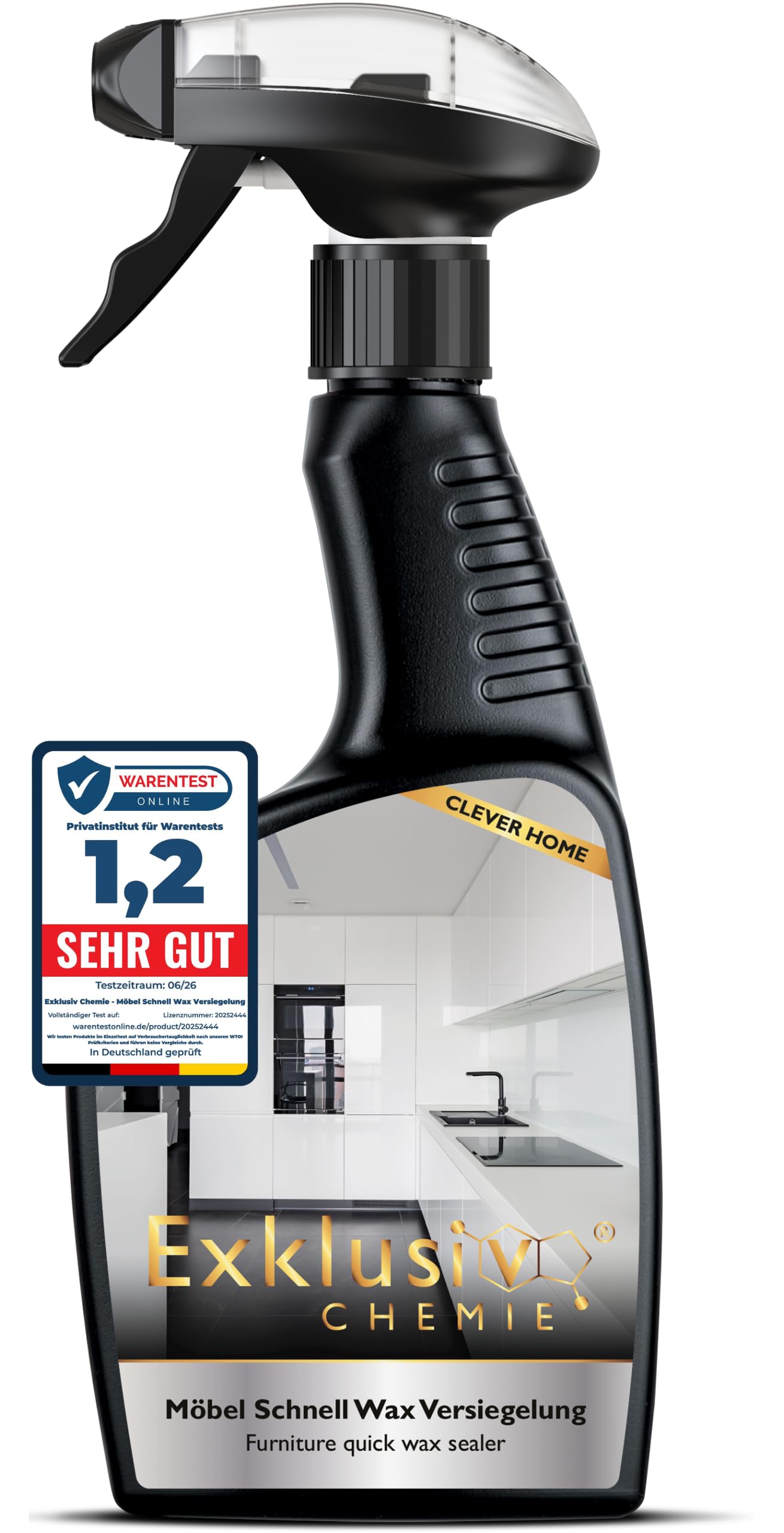 Exklusiv Chemie Möbel Schnell Wax | Hochglanz Versiegelung 500 ml