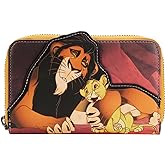 Loungefly DISNEY LION KING VILLAINS SCENE SCAR ZIP AROUND WALLET