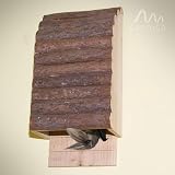Gardigo Bat Box Wood Nesting Box Hanging Bat House Approx. 29x14x8 cm view 7