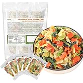 SIJIYUNLI-Dehydrated mixed vegetable dry 200g/7.05oz Suitable for instant noodles, instant soup, oatmeal Congee and Fried Rice. Suitable for kitchen, camping, and convenient food. Includes 20 packs