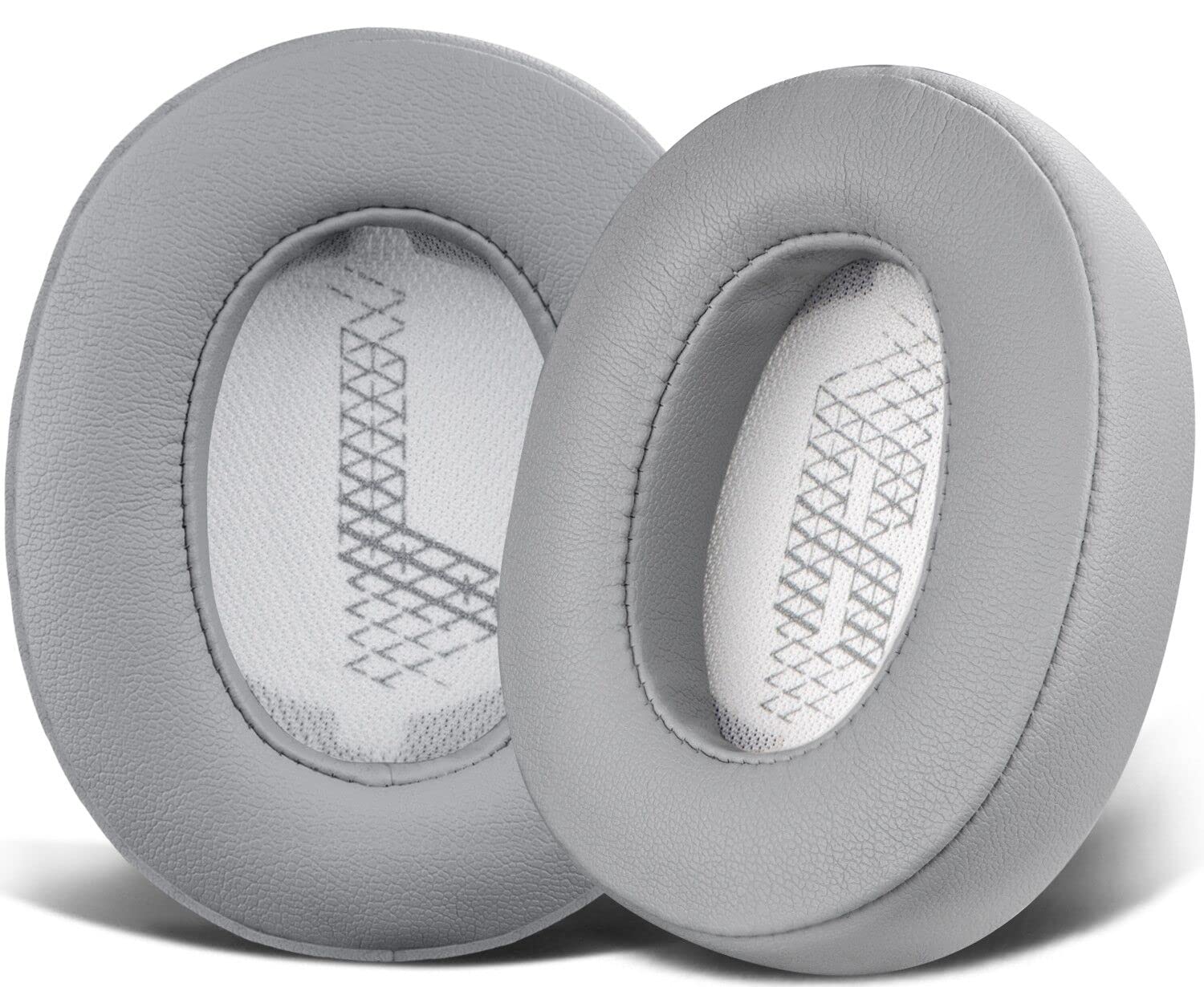 SOULWIT Professional Replacement Ear Pads for JBL Live 500BT/Live 500 BT Around-Ear Wireless Headphone, Earpads Cushions with Softer Protein Leather, Noise Isolation Foam - Grey — image 1