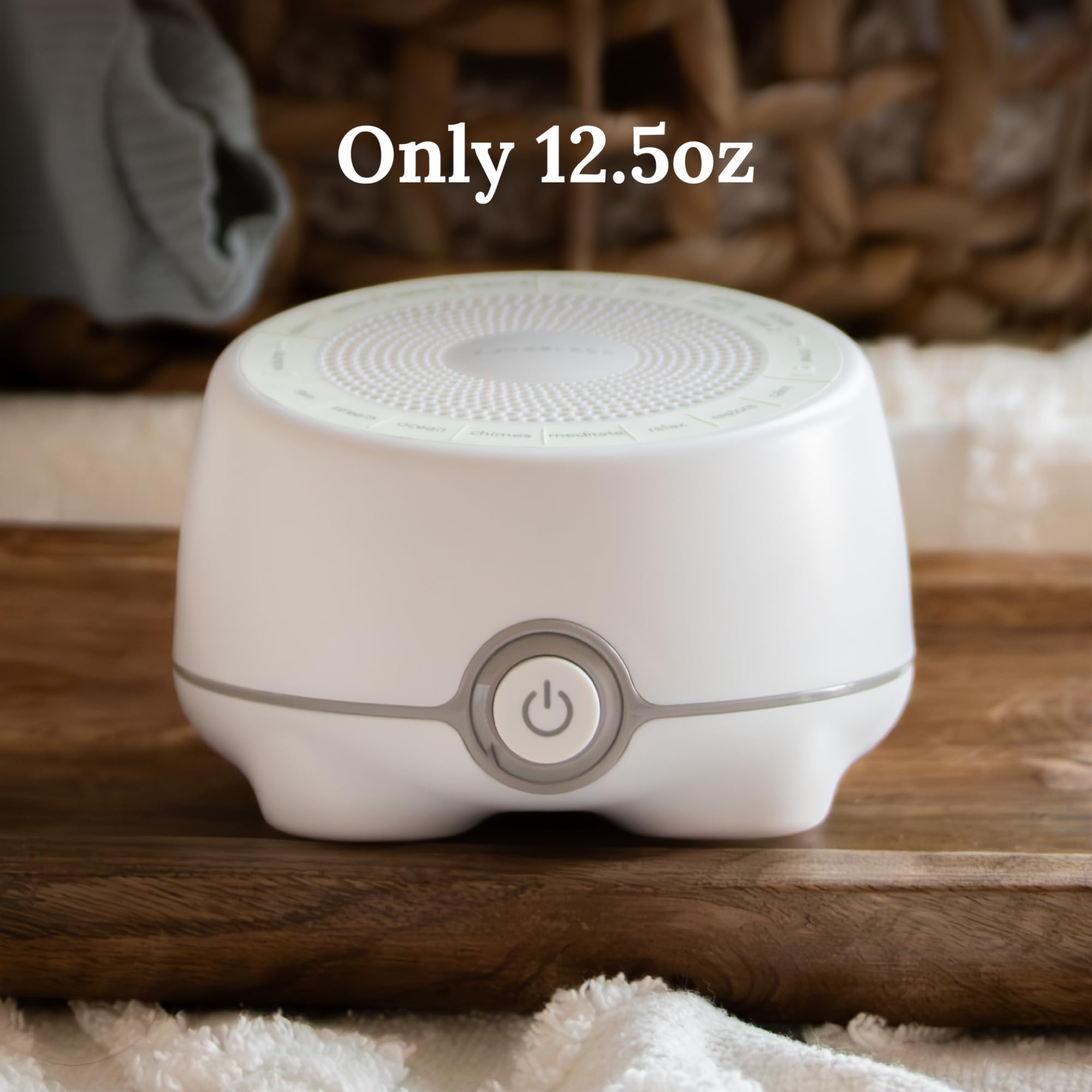 Yogasleep Whish White Noise Sound Machine, 16 Natural & Soothing Sounds, Volume Control for Baby & Adults, Get Office Privacy, Concentration, Sleep Aid, Compact for Easy Travel, Essentials for Nursery