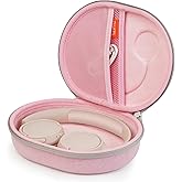 EVA Hard Case for JBL Live 770NC/670NC/660NC/650BT/460NC/400BT/500BT and JBL Tune 770NC/710BT/720BT/700BT/750BT/520BT/510BT/760NC/660NC/500/E45BT Wireless Headphone - Pink Case+Inside Pink