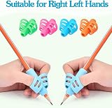 WanderGo Pencil Grips 20 Pcs Soft Silicone Finger Handwriting Corrector view 3