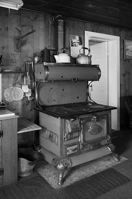 Amazon Com Vintography 18 X 24 B W Photo A Lovely Old Cookstove