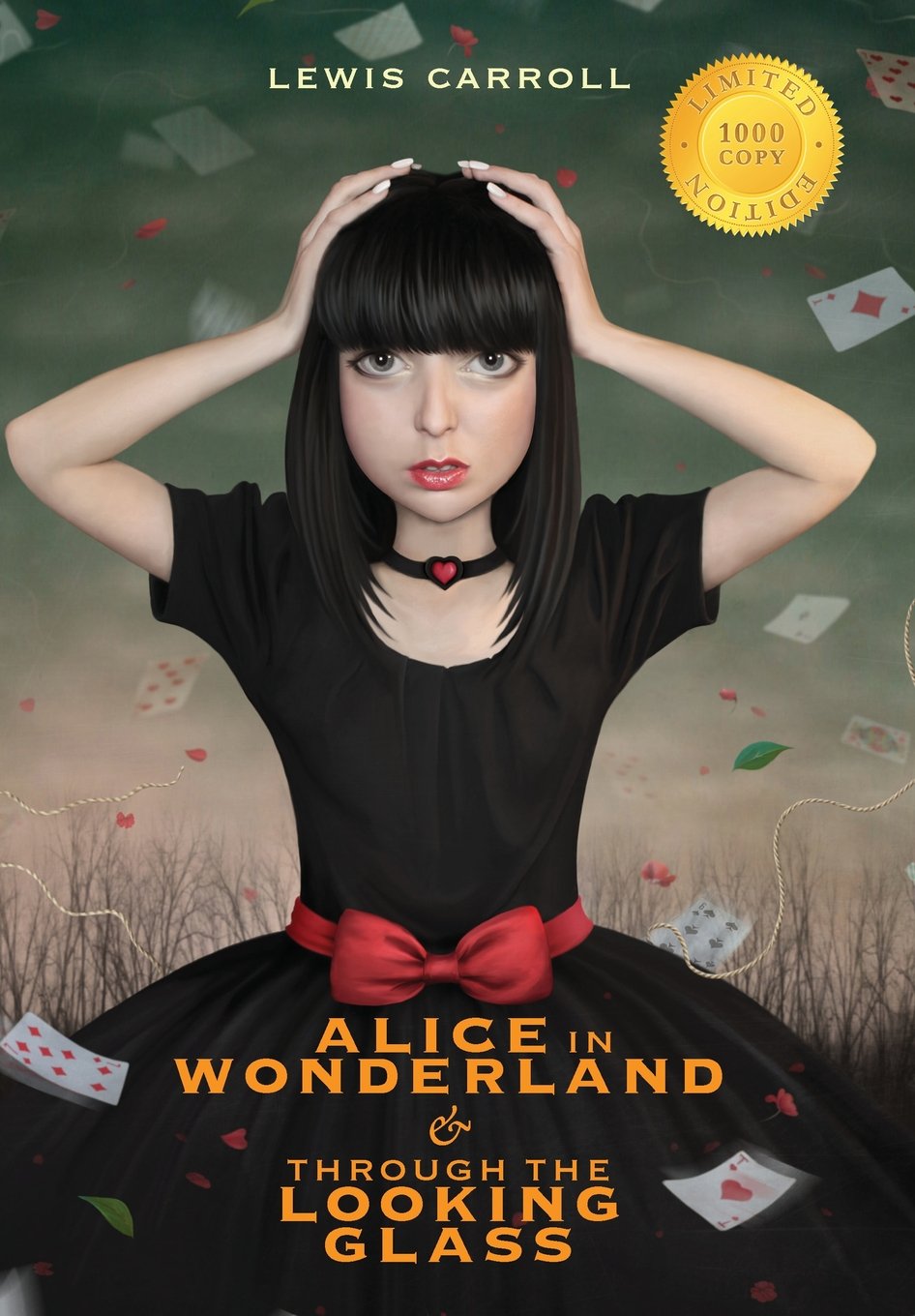 Alice in Wonderland /& Through Looking Glass by Carroll New Illustrated Hardcover