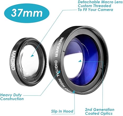 Neewer 37 Mm X 0 45 X Appareil Photo Photographie Haute