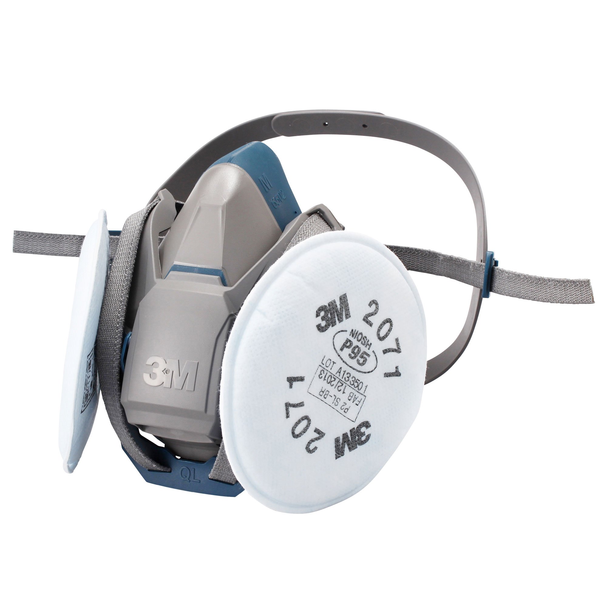 3M取替え式防じんマスク(防毒マスク兼面体) 6500QL/2071-RL2L商品画像