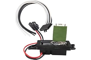 IVONNEY 89019088 Blower Motor Resistor, Blower Fan Speed Resistor Kit with Harness Compatible with Chevy Silverado GMC Suburban Sierra Yukon 2003-2006, Replaces# 973-405, 15-81086, 22807123