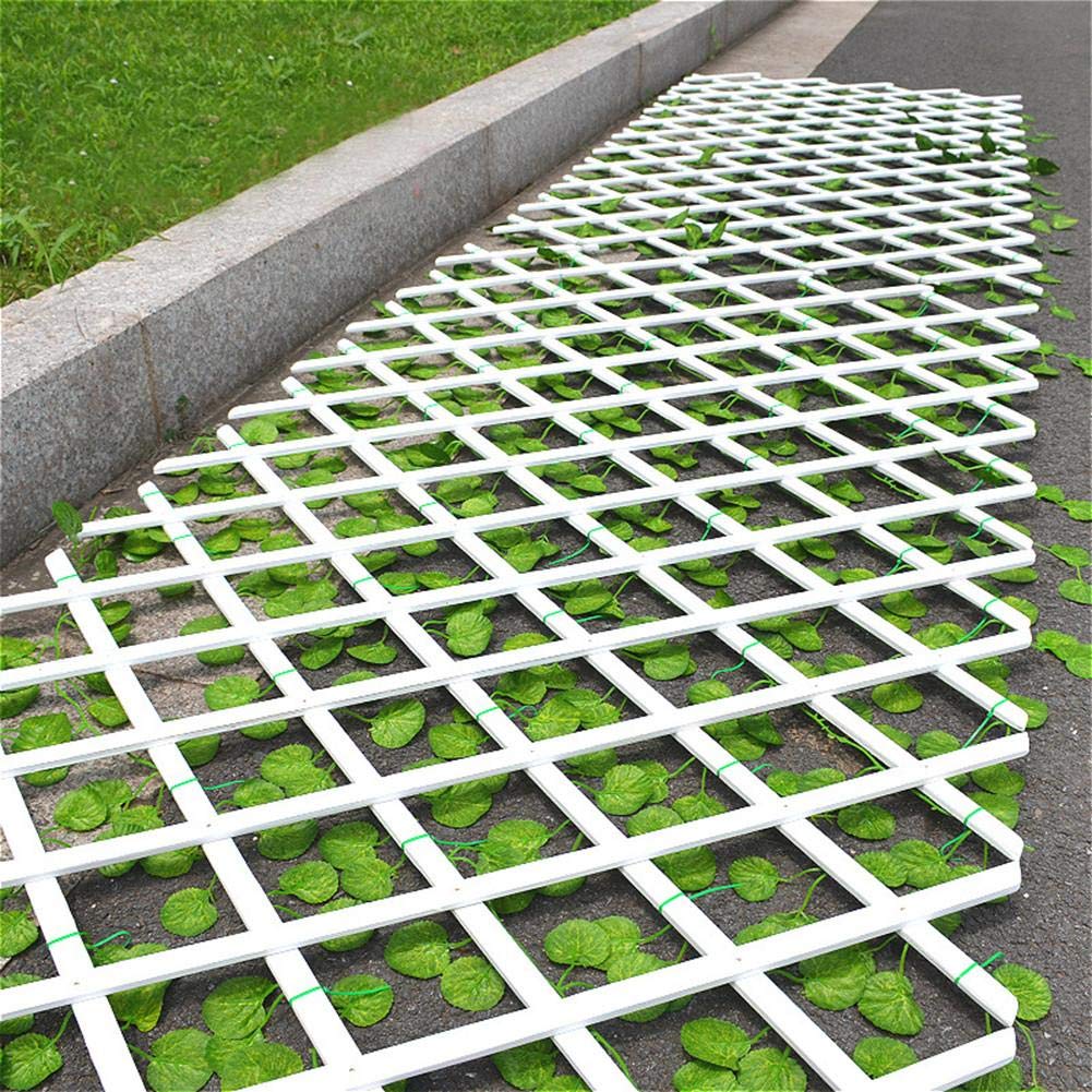 Jardín Vallas decorativas Lacyie Enrejado en expansión Valla de madera