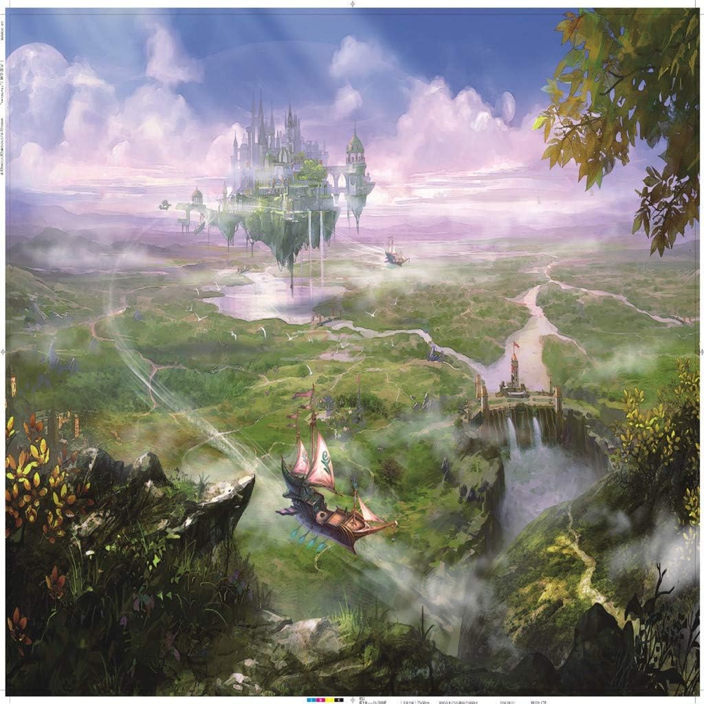 1000 Pieces Jigsaw Puzzles for Adults - Castle in The Sky -Jigsaw Puzzles 75 x 50cm by QIQIU