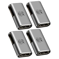 Togconn 8K HDMI Coupler 4 Pack, Flat HDMI 2.1