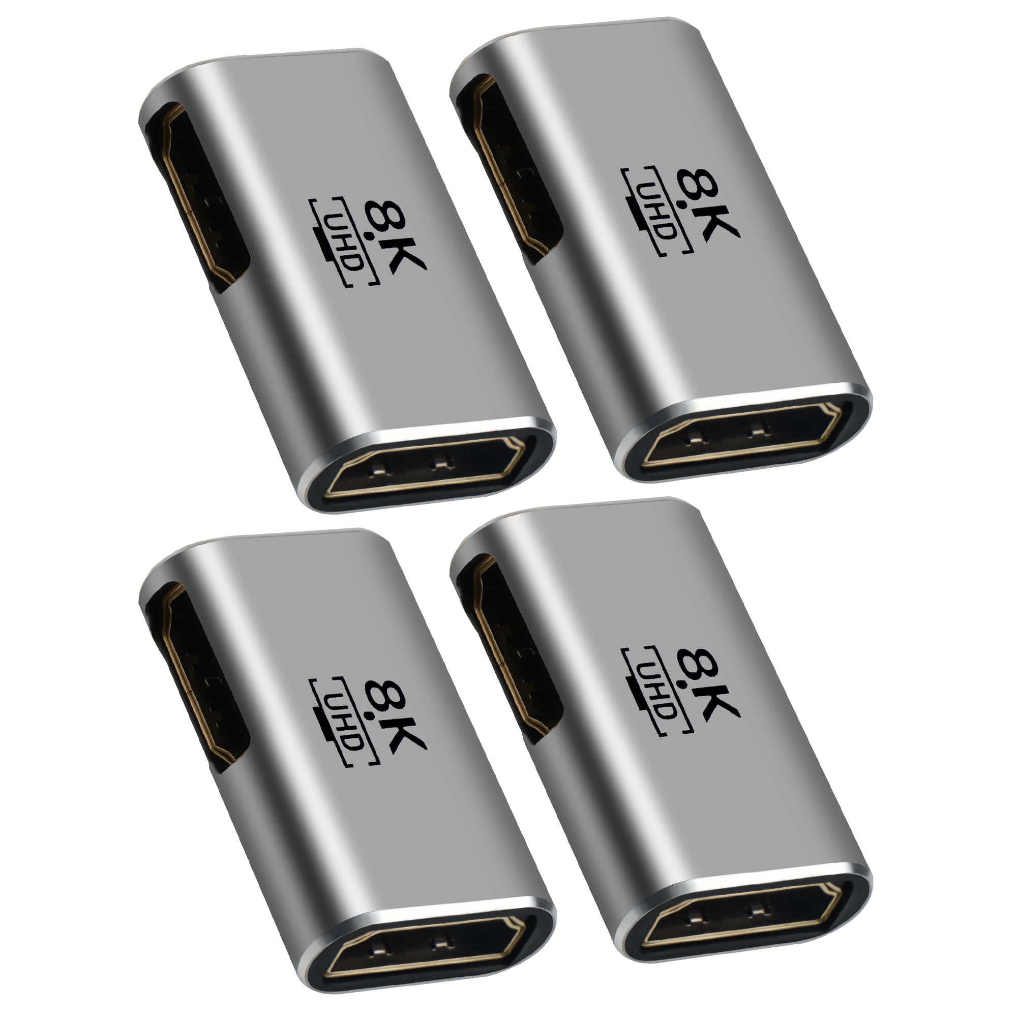 Togconn 8K HDMI Coupler 4 Pack, Flat HDMI 2.1